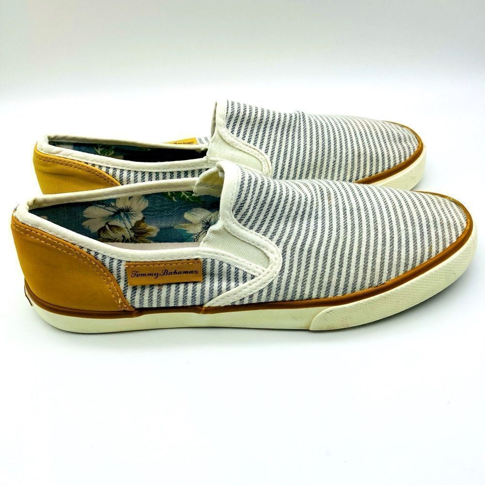 Tommy Bahama Women’s Striped Slip-On Shoes 8 - Picture 3 of 9